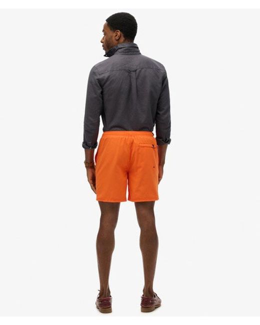 Superdry Orange & Co Sport Graphic 17-inch Swim Shorts for men