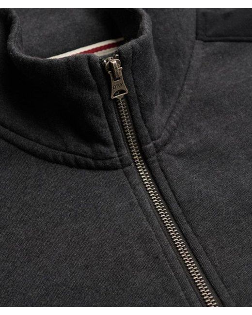 Superdry Gray Satin Applique Track Top for men