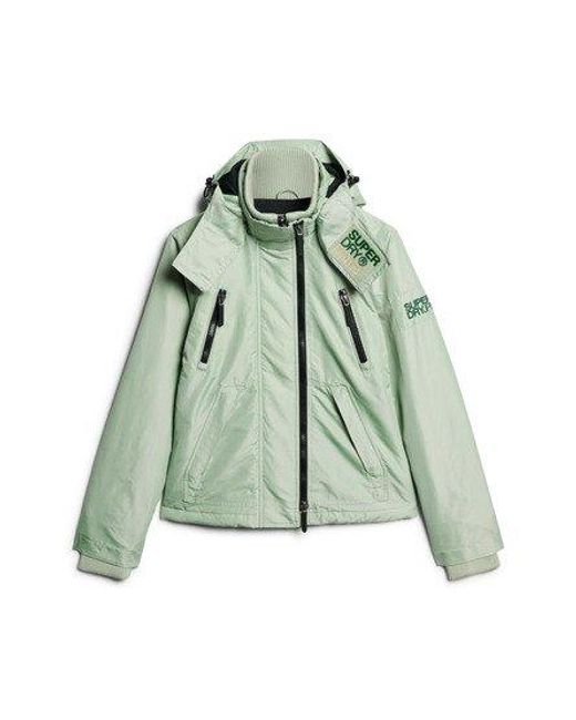 Superdry Green Hooded Mountain Windbreaker Jacket