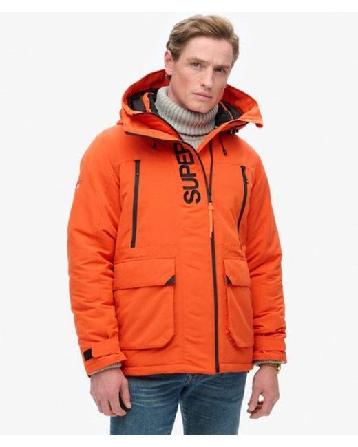 Superdry Orange & Co Hooded Ultimate Embroidered Sd Windbreaker Jacket for men