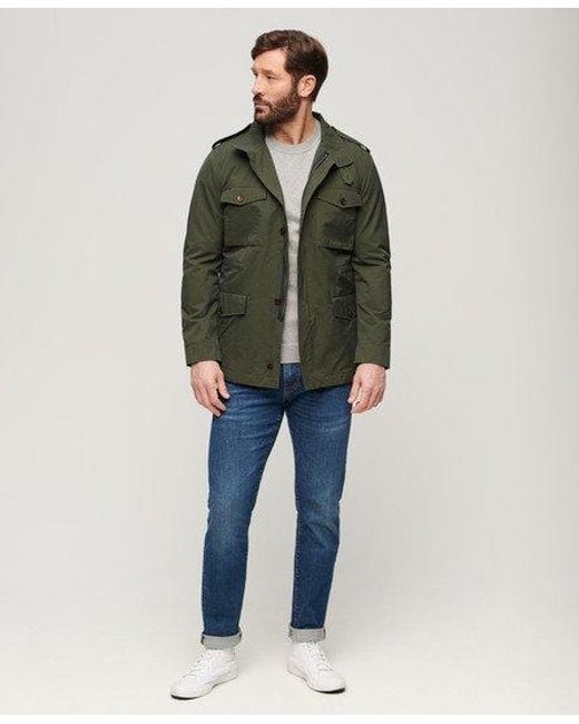 Superdry Green The Merchant Store - Technical Field Jacket for men