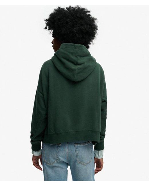 Superdry Green & Co Athletic Essentials Relaxed Hoodie