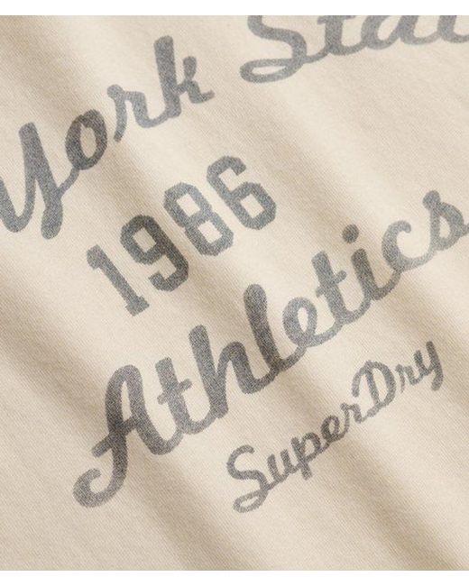 Superdry White & Co Athletic Essentials Fitted Graphic T-shirt