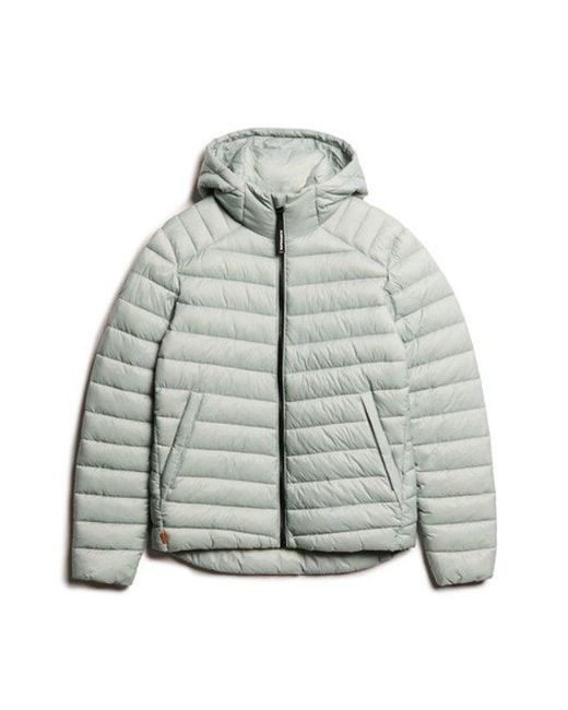 Superdry Gray & Co Hooded Fuji Sport Padded Jacket for men