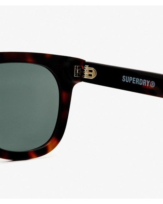 Femme Lunettes De Soleil Rétro Carrées Taille: 1Taille Superdry en coloris Black