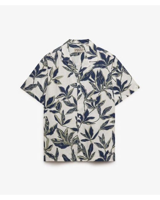 Superdry Blue & Co Cabana Poolside Short Sleeve Shirt for men