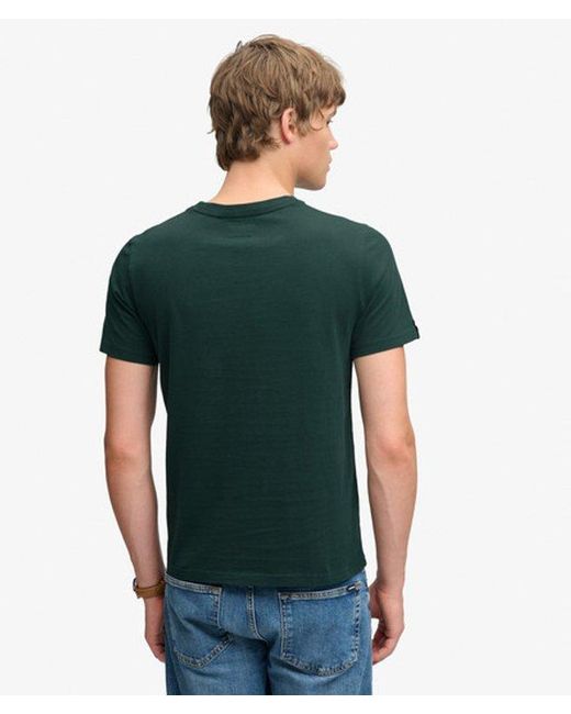 Superdry Green Gothic Varsity T-Shirt for men
