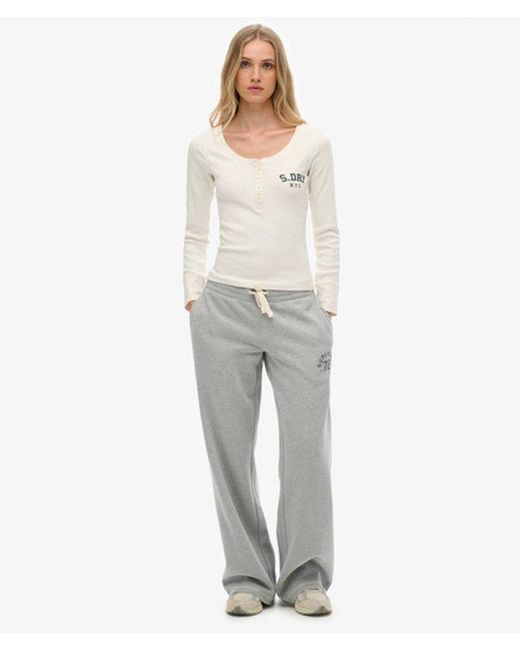 Superdry Gray & Co Athletic Essentials Straight Leg joggers