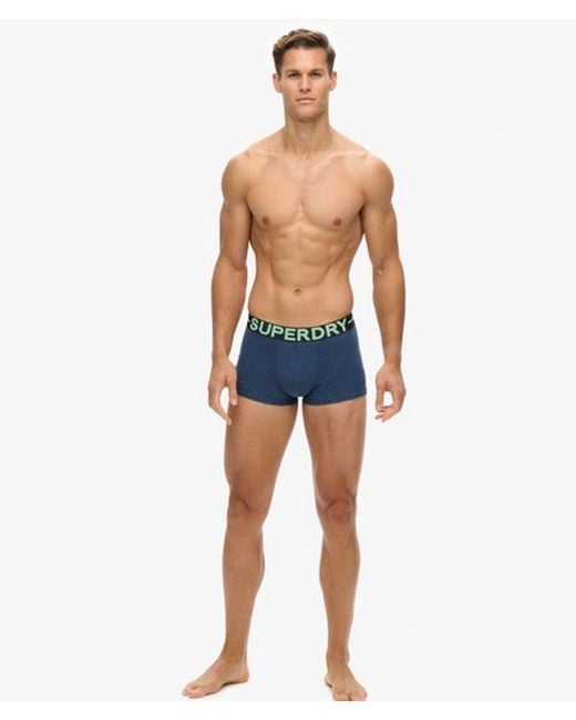Superdry Blue & Co Trunk Triple Pack for men