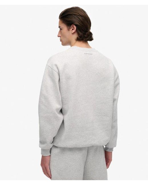 Superdry White & Co Oversized Crew Sweatshirt for men