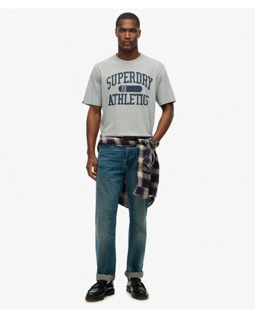 Superdry Athletic Essential T-shirt in het Gray voor heren