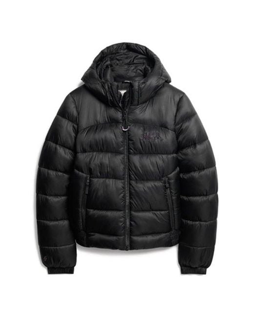 Superdry White & Co Sports Puffer Bomber Jacket