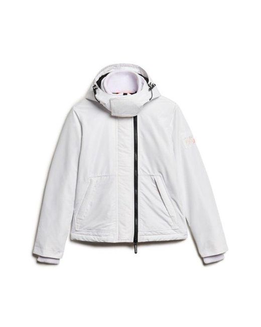 Superdry White & Co Hooded Mountain Windbreaker Jacket