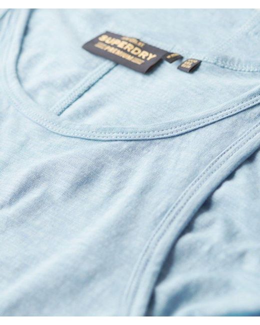 Superdry Blue & Co Ruched Tank Top