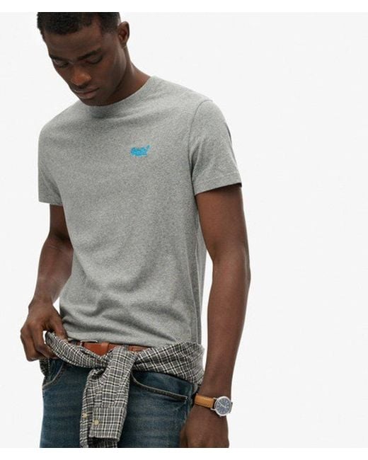 Superdry Gray & Co Essential Logo T-shirt for men