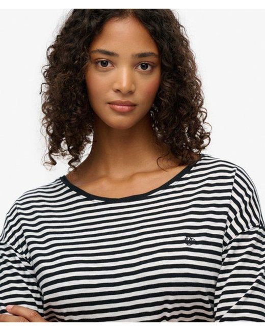 Superdry Black & Co Studios Dropped Shoulder T-shirt