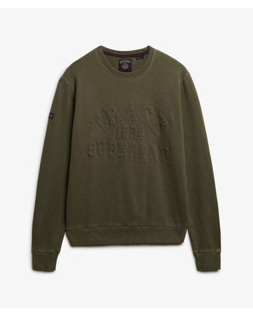 Superdry Green & Co Athletic Embossed Sweatshirt for men