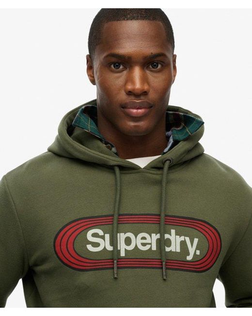 Superdry Green & Co Vintage Trade Tab Hoodie for men