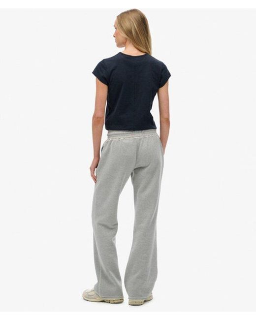 Superdry Blue & Co Athletic Print Flare joggers