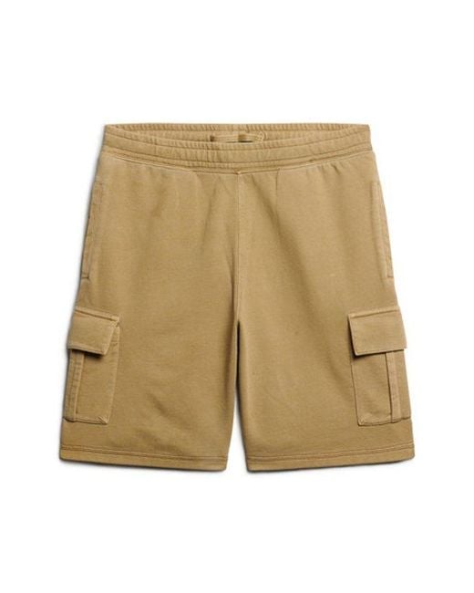 Superdry Natural & Co Classic Contrast Stitch Cargo Shorts for men