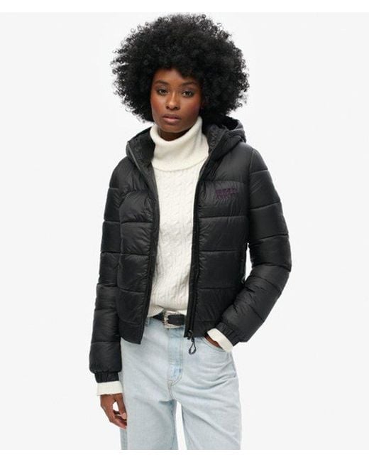 Superdry White & Co Sports Puffer Bomber Jacket