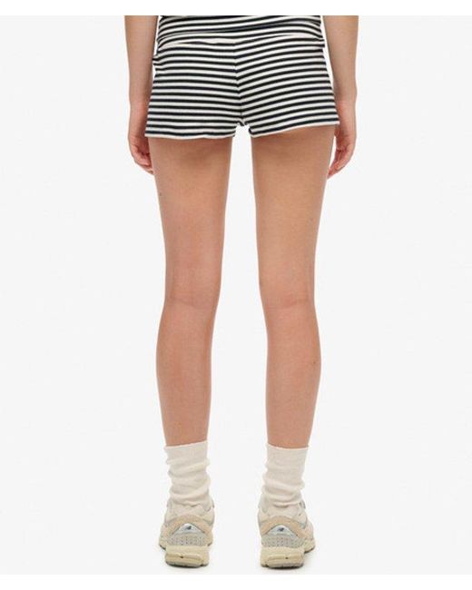 Superdry Athletic Essentials Short Slanke Pasvorm in het Blue