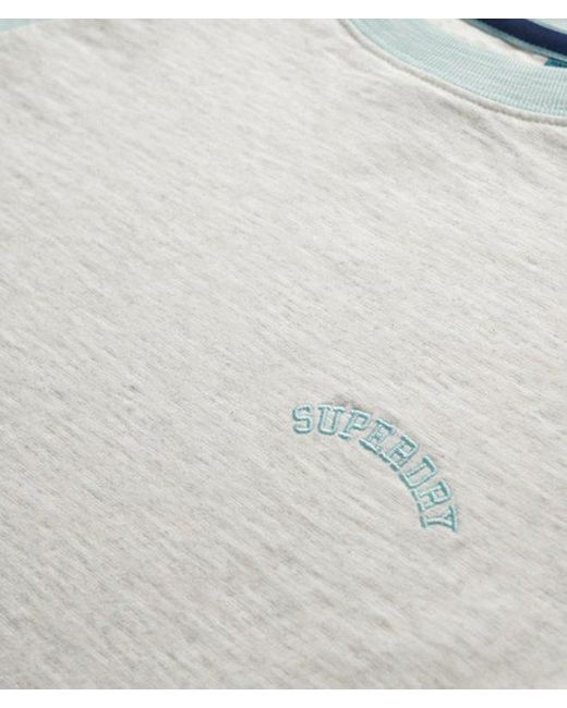 Superdry White & Co Organic Cotton Essential Logo Raglan T-shirt