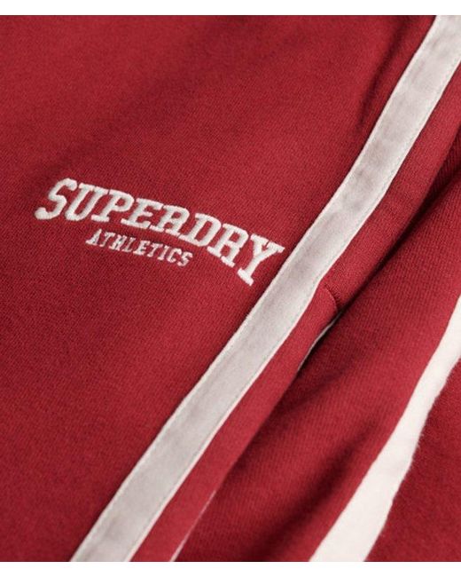 Superdry Red & Co Athletic Stripe Flare joggers