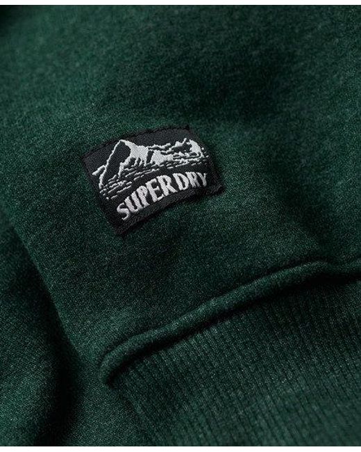 Superdry Travel Souvenir Sweatshirt Met Ronde Hals in het Green