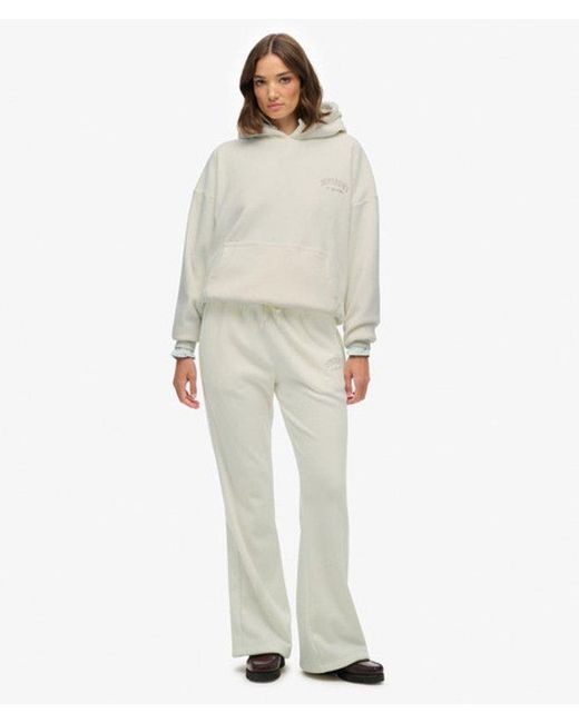 Superdry White & Co Country Club Velour Straight joggers