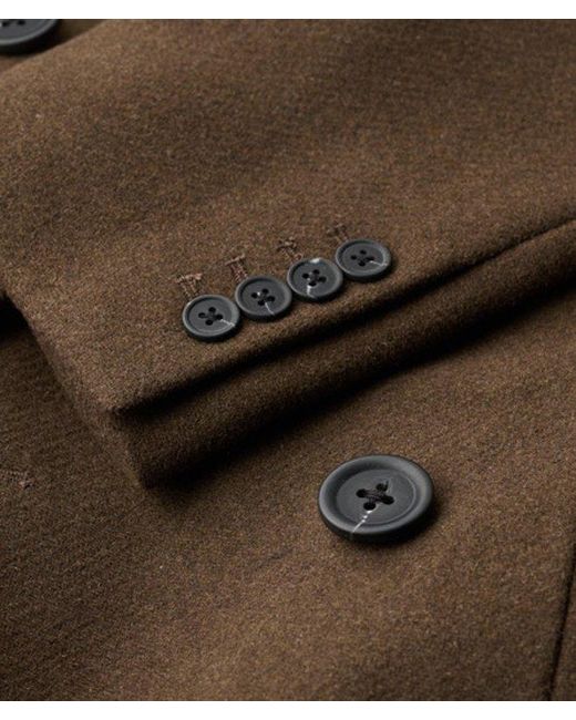 Superdry Brown The Merchant Store - Town Coat for men