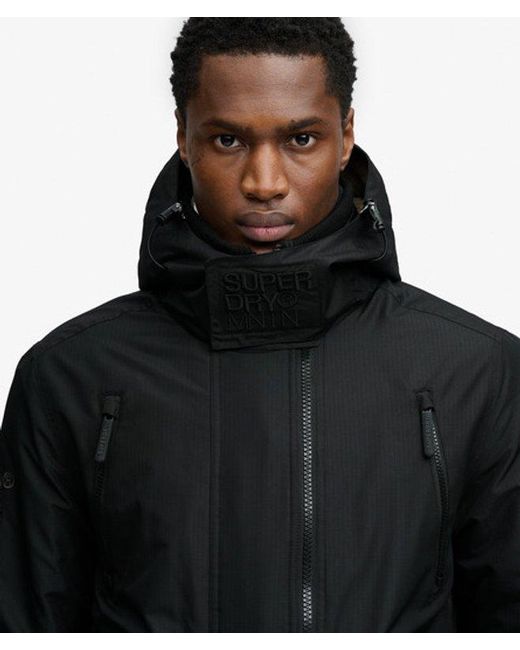 Superdry Black & Co Hooded Arctic Windcheater Jacket for men