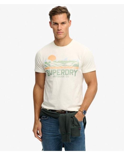 Superdry Natural & Co Outdoors Mountain Relaxed T-shirt for men