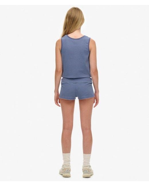 Superdry Blue & Co Athletic Essentials Fold Over Short