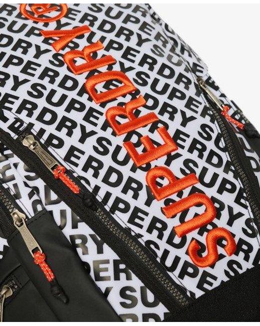 Sac à dos tarp aop Superdry en coloris Gray