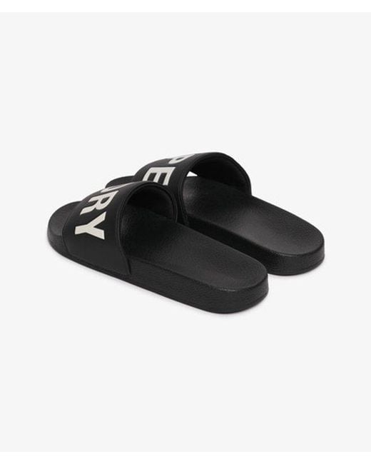 Superdry Black & Co Pool Sliders for men