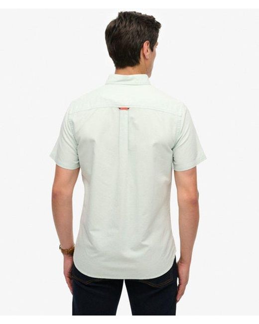 Superdry White & Co Oxford Short Sleeve Shirt for men
