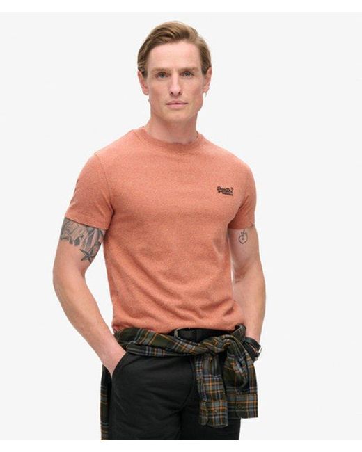 Superdry Red & Co Essential Logo T-shirt for men
