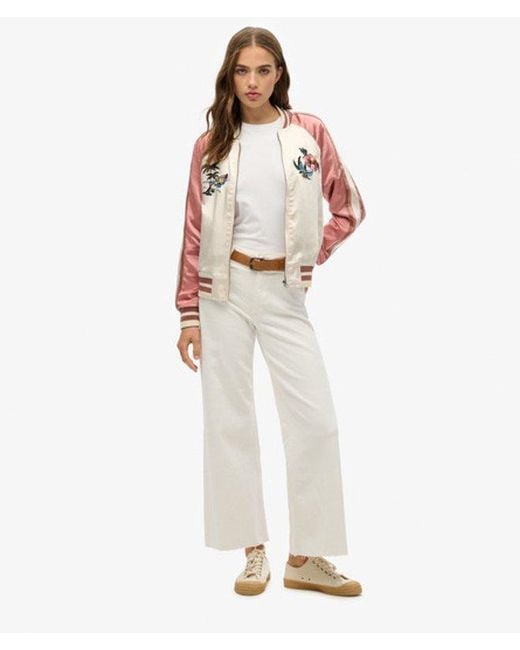 Superdry Multicolor & Co Suikajan Embroidered Bomber