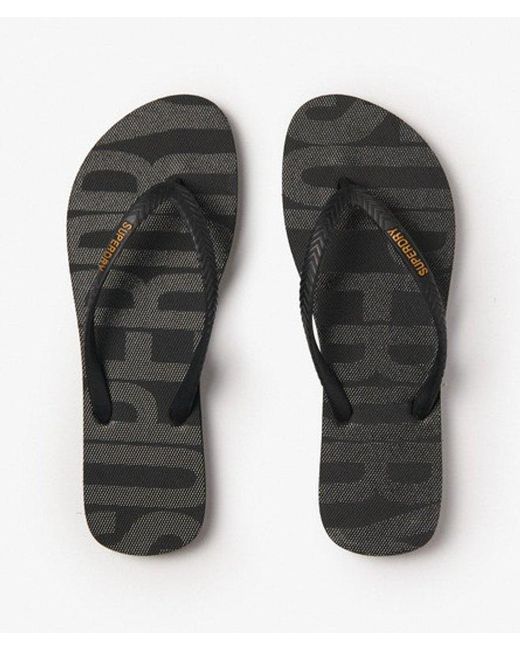 Superdry Black & Co Essential Flip Flops