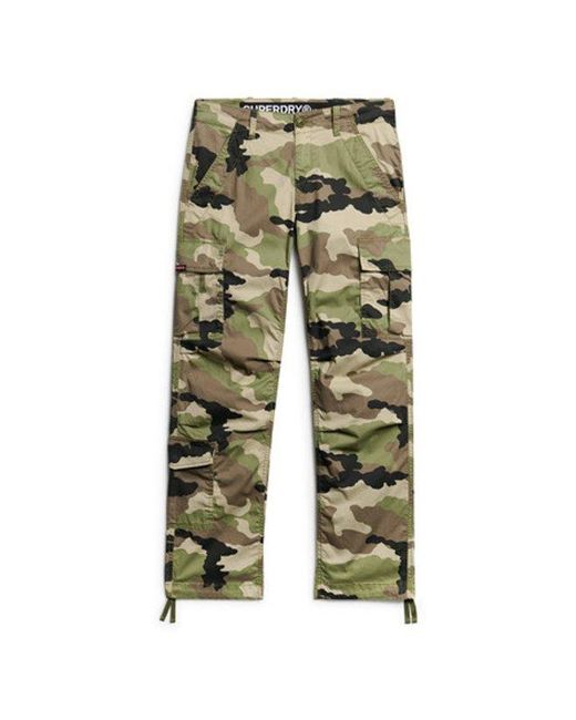 Superdry Blue & Co Low Rise Straight Cargo Pants