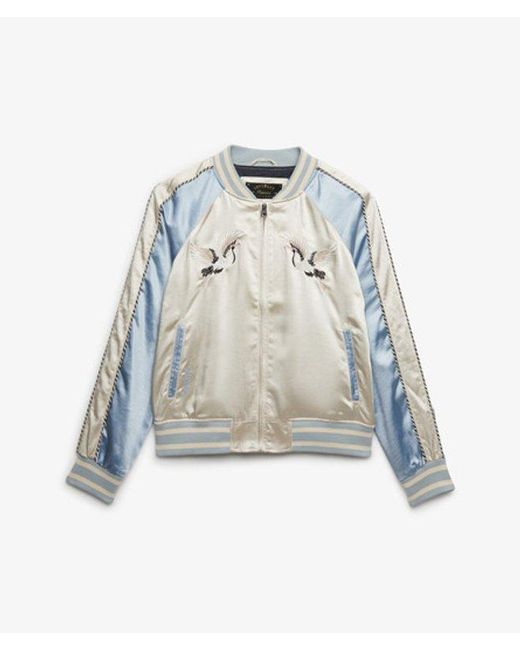 Superdry White & Co Suikajan Embroidered Bomber Jacket