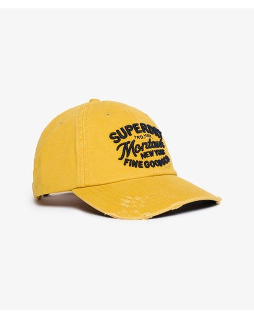 Femme Casquette De Baseball Vintage Applique Taille: 1Taille Superdry en coloris Yellow