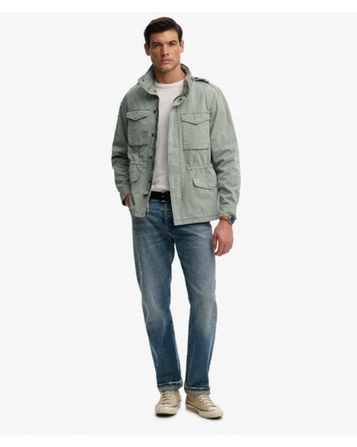 Superdry Green & Co Cotton M65 Jacket for men