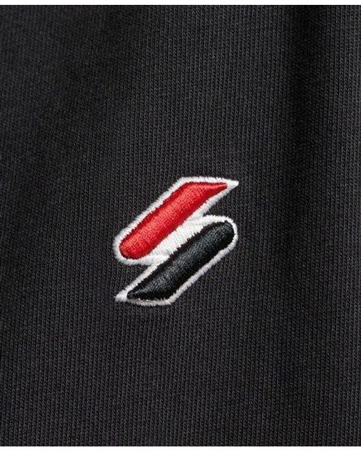Superdry Gray Code S Logo Tape Oversized Boxy T-Shirt