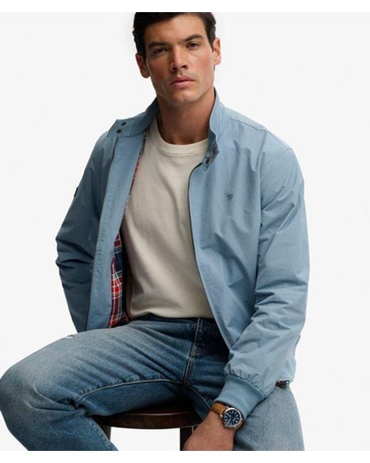 Superdry Blue & Co Classic Harrington Jacket for men