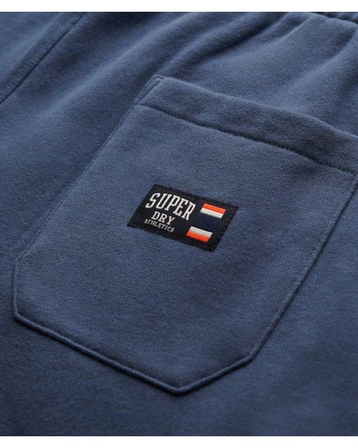 Superdry Blue & Co Essential Logo Half Brushed joggers for men
