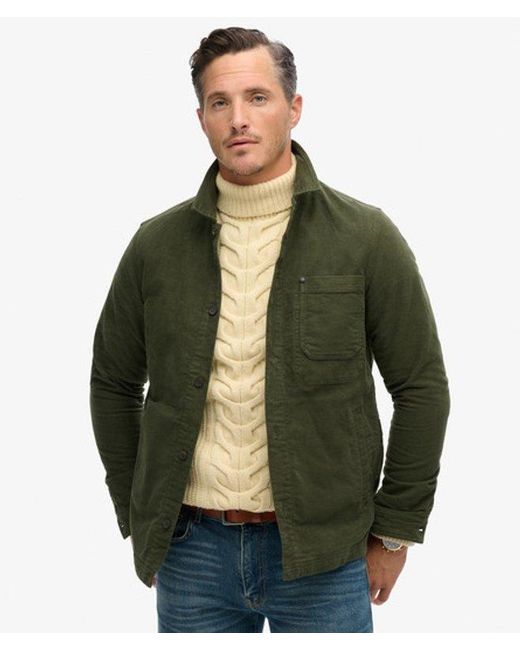 Superdry Green & Co The Merchant Store - Moleskin Overshirt for men
