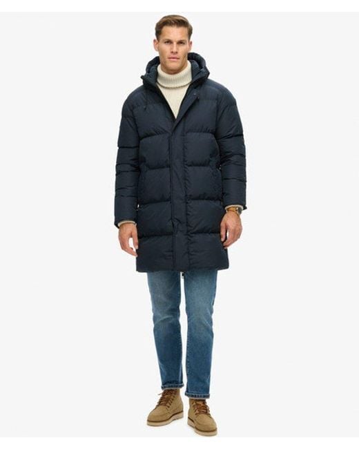 Doudoune à capuche sports Superdry pour homme en coloris Blue