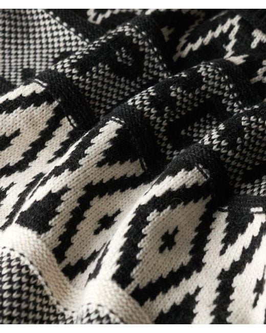 Superdry Black & Co Branded Pattern Crew Jumper